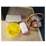 Cooler, Pink&White, Portable/Basket/Samsonite Bag