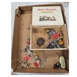 Vintage Jewelry Lot in Dutch Masters Box