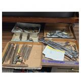 Mixed Lot of Wrenches, Punches, and Tools