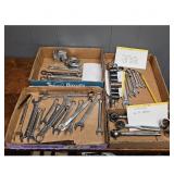 Mixed Lot of Wrenches and Tools