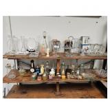 Vintage Glassware and Perfume Bottle Collection