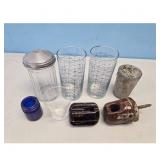 Vintage Glassware & Industrial Collectibles Lot