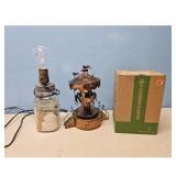 Self Watering Planter,Carousel and Lamp Decor