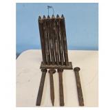 Vintage Railroad Spike Candle Mold,