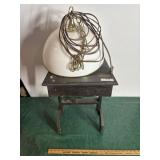 Fern Stand & 1960's Hanging Lamp