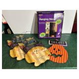 Halloween tin decorations