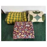 G&Y bed spam, lap throw & Machined Quilt