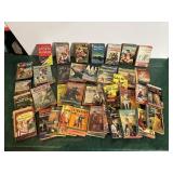 Softback teen books westerns, baseball, hockey