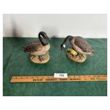 2 Ceramic Geese