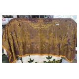 Asian silk/satin table cloth 96*40in