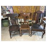 Old Murphy, Antique pressed back  & Mahony ball