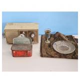 Vintage General Electric Radio, Match Holder