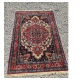 6ft x 4ft Oriental Rug Hand Knotted