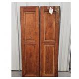 Pair of Antique Wood Shutters