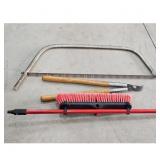 Bow Saw, Lopper, and Brush BROOM Lot