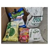Lawn & Garden Soil and Fertilizer Lot
