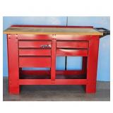 Waterloo Red Workbench with Drawers