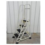 Rolling Ladder with Handrails