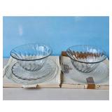 Glass Bowls and Plates Set