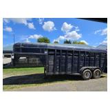 1993 16ï¿½ gooseneck livestock trailer