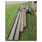 Skid of STEEL CONSTRUCTION BEAMS