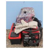 LINCOLN ELECTRIC HANDY MIG WELDER/HELMET/GLOVES