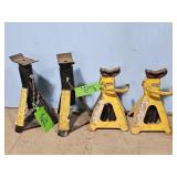 2 PAIR OF JACK STANDS