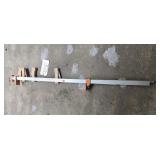 1 Aluminum Bar Clamp and 2 other Clamps