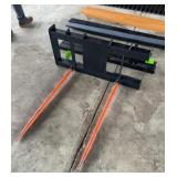 Skid steer bale Spear fork