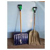 Two Snow Shovels