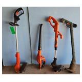 Lawn Care Tools Lot: Weed Eater, Blower, Edger