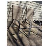 Set of Two Outdoor Patio Chairs