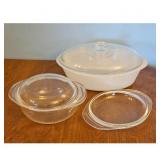 Pyrex Casserole Dishes & Glasbake