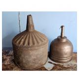 Vintage Metal Funnel Lot