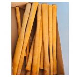 Lot of 10 Wooden Axe Handles