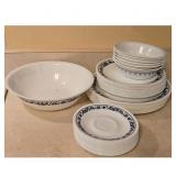 Corelle Old Town Blue  Dinnerware Set