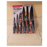 Granitestone NutriBlade Knives 6-Piece Set/Cutting
