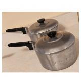 Wagner Ware Magnalite Aluminum Saucepan Set with L