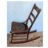 Antique Wooden Rocking Chair