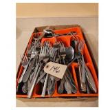 Assorted Stainless Steel Flatware Set