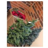 Artificial Christmas Trees with Decorations