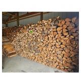 Seasoned Firewood Stack - Approx. 24 x 6 x 4