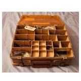 Fishing Lure Tackle Box with Assorted Soft Plastic