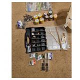 Fishing Tackle Lot - Lures, Hooks, Weights, Swivel