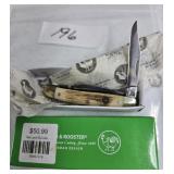 HENS & ROOSTER SMALL 3 BLADE POCKET KNIFE W/ORIG.
