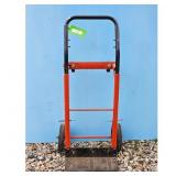 Heavy Duty Orange and Black Hand Truck Dolly with