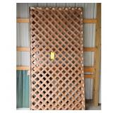 Wooden Lattice Panel