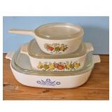 3 CorningWare  Cookware Set with Lids -Spice of Li
