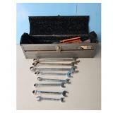 Vintage Craftsman & Other Wrenches with Metal Tool