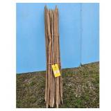 Bundle of 15 Wooden Stakes/Tobacco Laths
